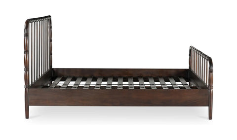 Vivian Queen Bed Dark Brown