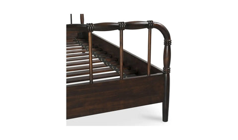 Vivian King Bed Dark Brownn
