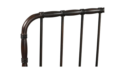 Vivian King Bed Dark Brownn