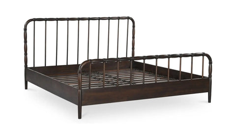 Vivian King Bed Dark Brownn