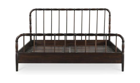 Vivian King Bed Dark Brownn