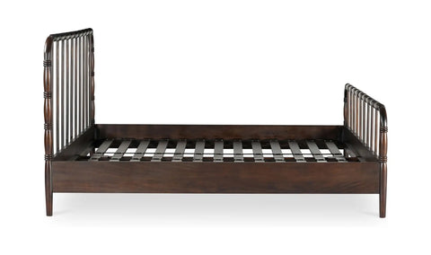 Vivian King Bed Dark Brownn