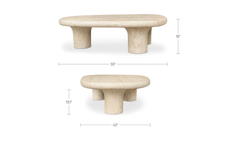 Warby Outdoor Coffee Table beige