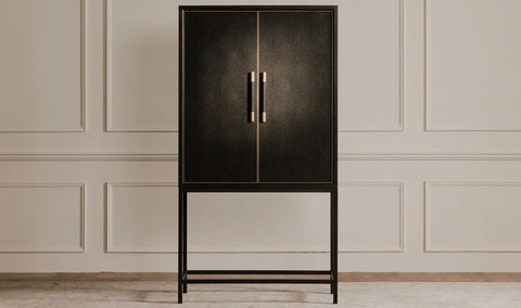 Mako Bar Cabinet Black