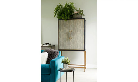 Mako Bar Cabinet Grey
