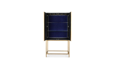 Mako Bar Cabinet Grey