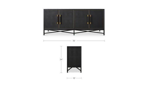 Mako Sideboard Black