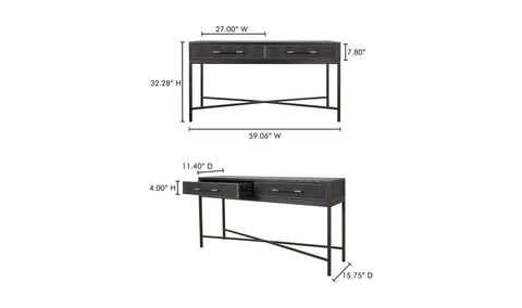 Mako Console Table Black