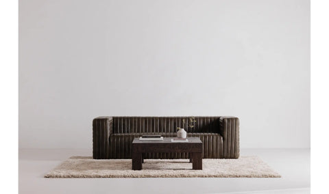 Evander Coffee Table Rustic Brown