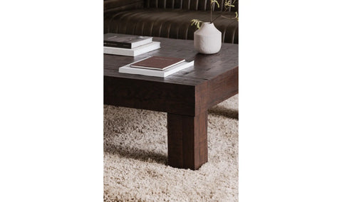 Evander Coffee Table Rustic Brown