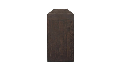 Evander Console Table Rustic Brown