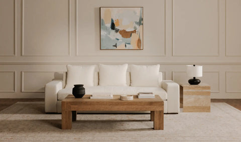 Evander Coffee Table Rectangle Aged Oak