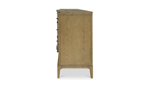 Sadie 9 Drawer Dresser Brown