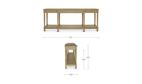Martha Console Table Brown
