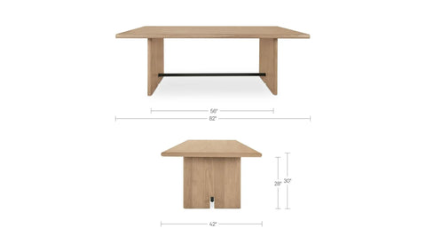 Madison Dining Table Natural