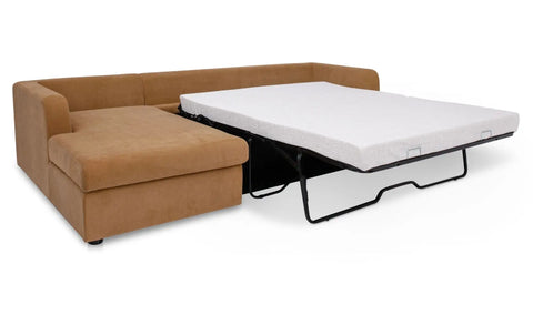 Burrow Sleeper Sectional With Storage Chaise Ginger Left