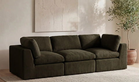 Cates Slipper Chair Dark Green