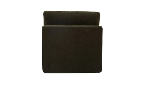 Cates Slipper Chair Dark Green