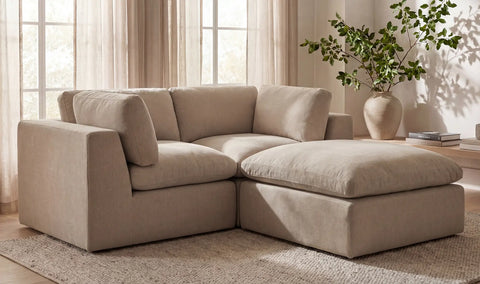 Cates Ottoman Pebble