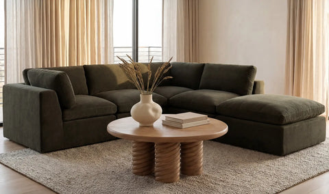 Cates Dream Modular Sectional Dark Green