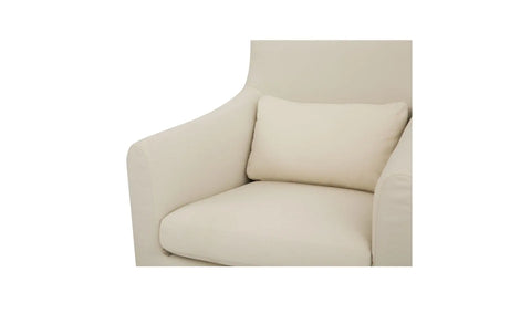 Lydia Outdoor Slipcover Dining Chair Cream
