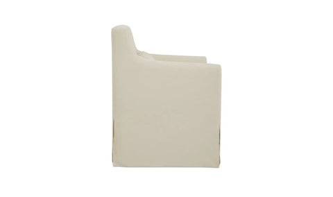 Lydia Outdoor Slipcover Dining Chair Cream