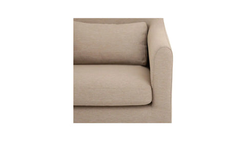 Lydia Outdoor Slipcover Dining Chair Light Brown