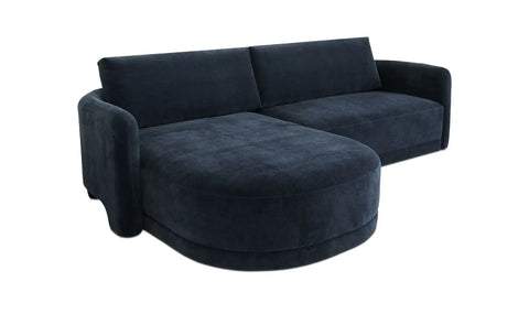 Emmy Sectional Dark Blue Left
