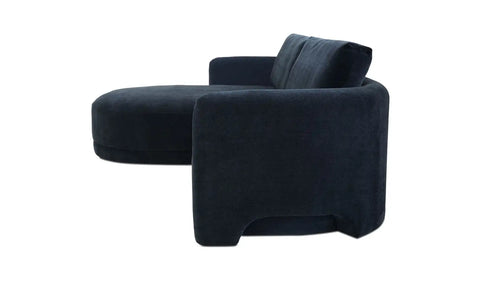 Emmy Sectional Dark Blue Left