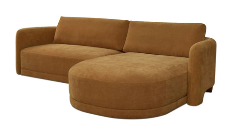 Emmy Sectional Ginger Left