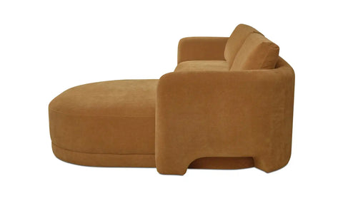 Emmy Sectional Ginger Left