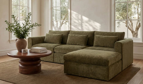 Swift Slipper Chair Dark Green