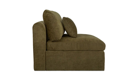 Swift Slipper Chair Dark Green