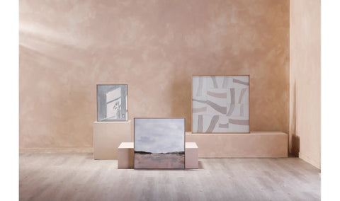 Configured Framed Painting