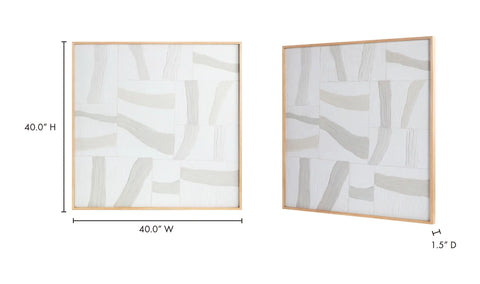 Configured Framed Painting