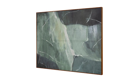 Impression Framed Painting Verdant Palette