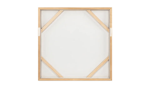 Flutter Framed Painting Cool Beige