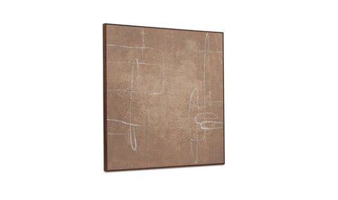 Notion Framed Painting Brown
