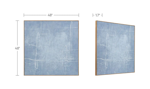Notion Framed Painting Blue