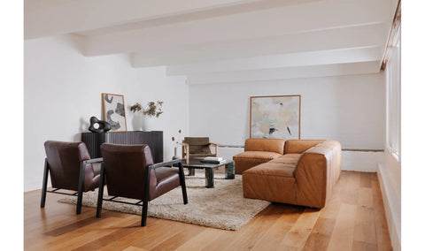 Form Corner Chair Sonoran Tan Leather