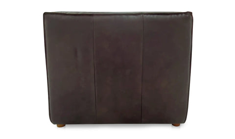 Form Slipper Chair Espresso Brown Leather