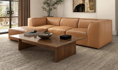 Form Nook Modular Sectional Sonoran Tan Leather
