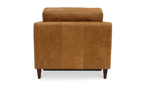 Bridgers Power Recliner Chair Tan Leather