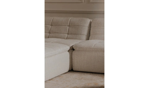 Lino Slipper Chair Textured Oat