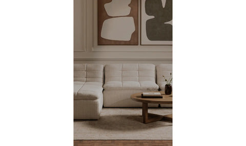 Lino Slipper Chair Textured Oat