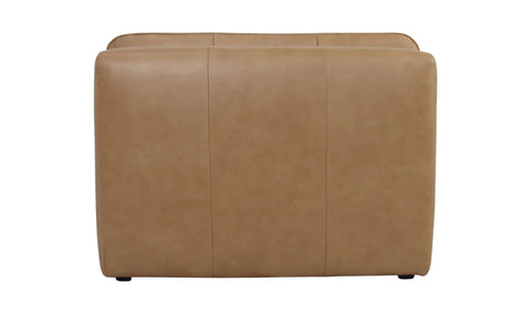 Lino Slipper Chair Tan Leather