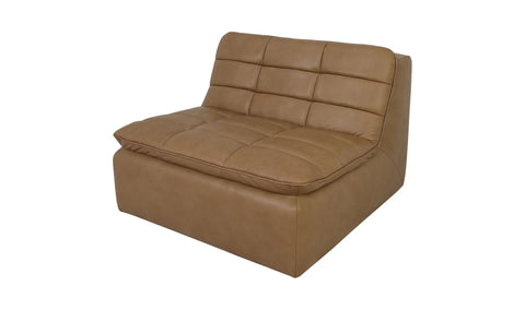 Lino Slipper Chair Tan Leather