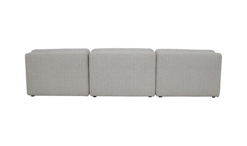 Lino Armless Modular Sofa Textured Oat