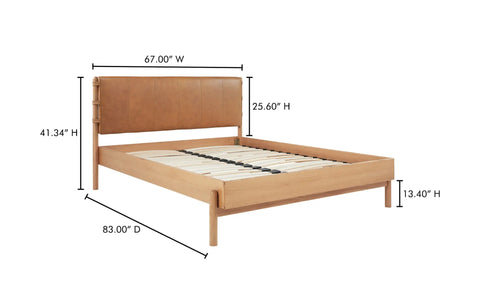 Colby Queen Bed Brown