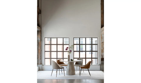 Burton Dining Chair Light Grey - Set Of Two